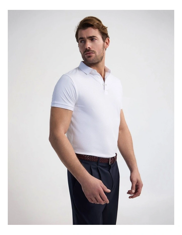 Austin Polo in White image 3
