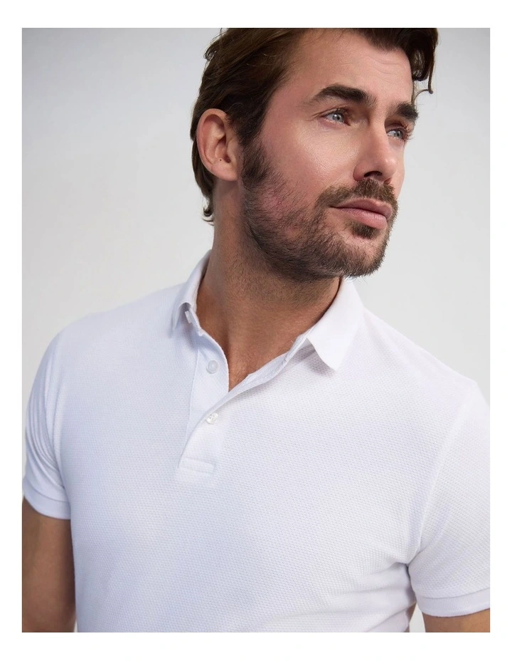 Austin Polo in White image 4
