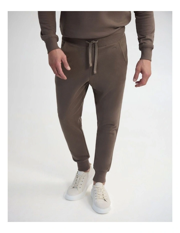 Mikale Track Pants in Mocha image 4