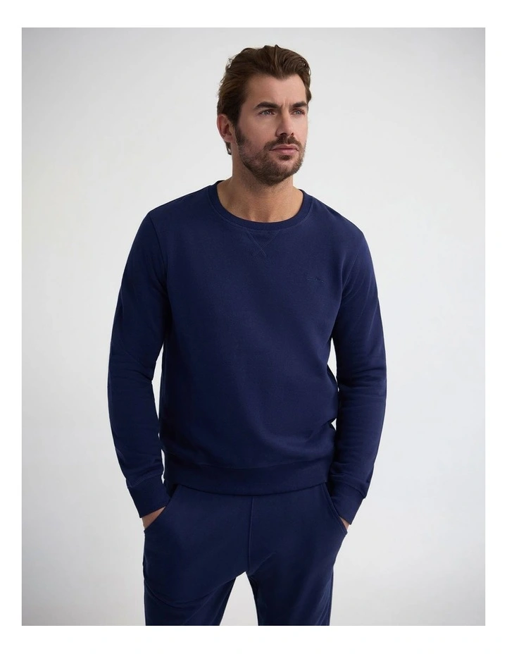 Lars Sweatshirt in Navy image 1