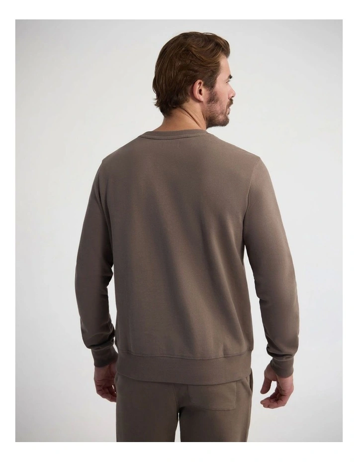 Lars Sweatshirt in Mocha image 2