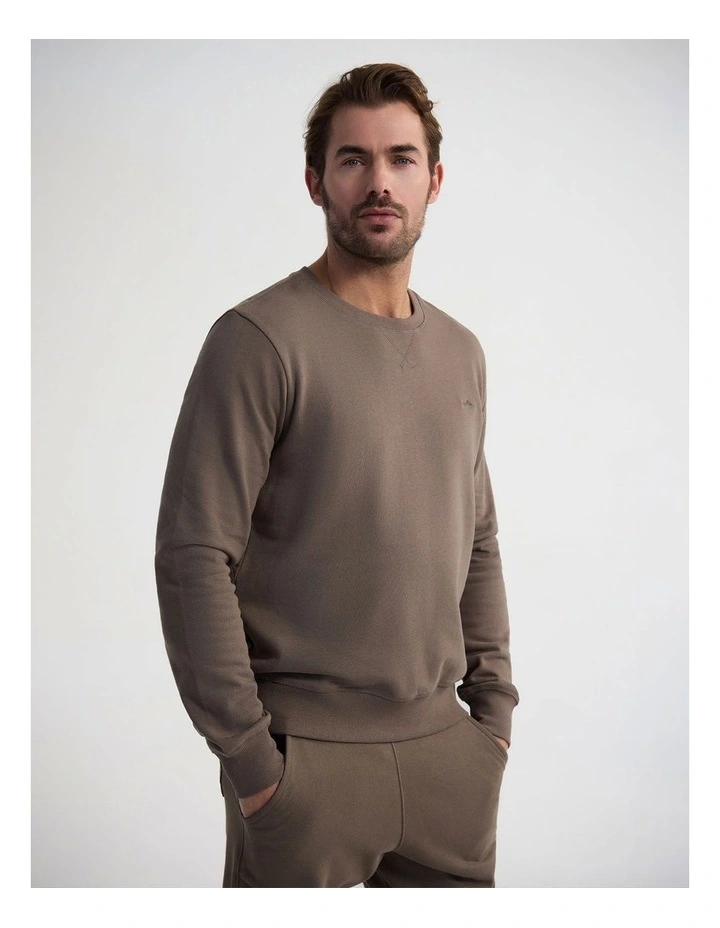 Lars Sweatshirt in Mocha image 3