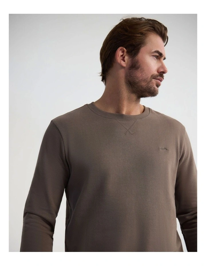 Lars Sweatshirt in Mocha image 4