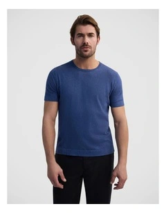 Theodore Crew Neck Knitted T-Shirt