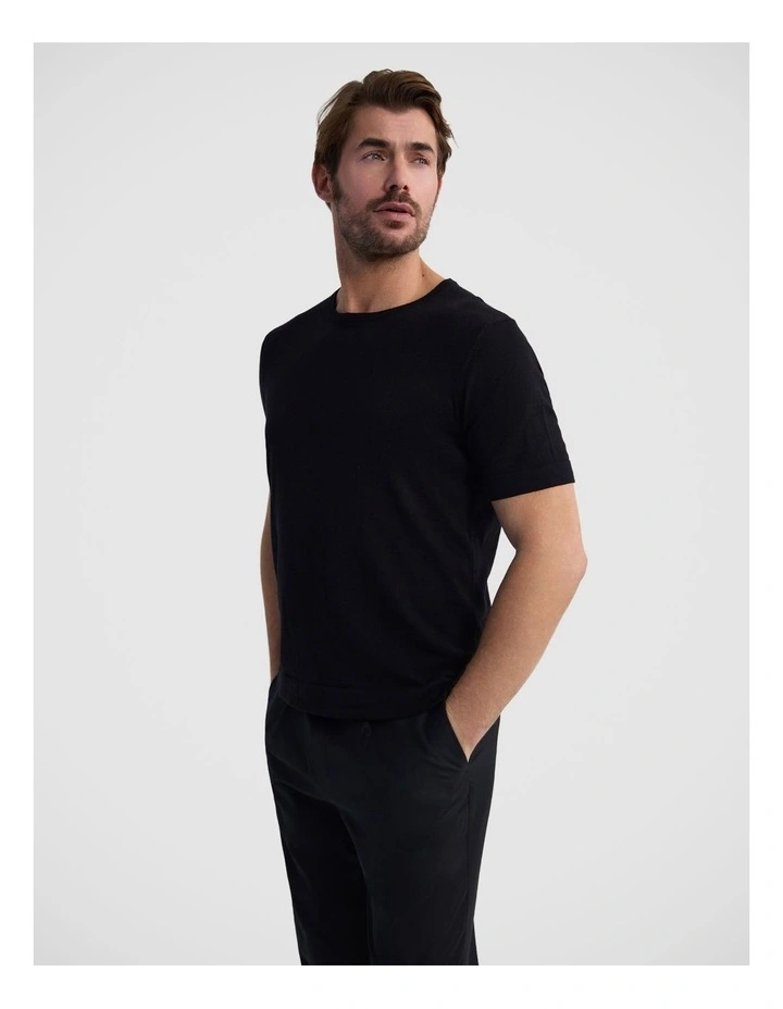 Theodore Crew Neck Knitted T-Shirt image 3
