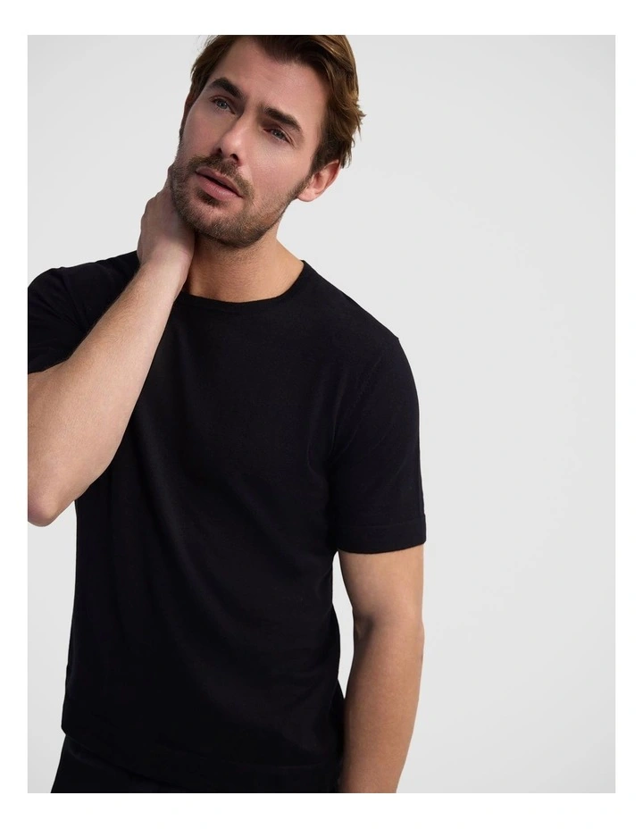 Theodore Crew Neck Knitted T-Shirt image 4