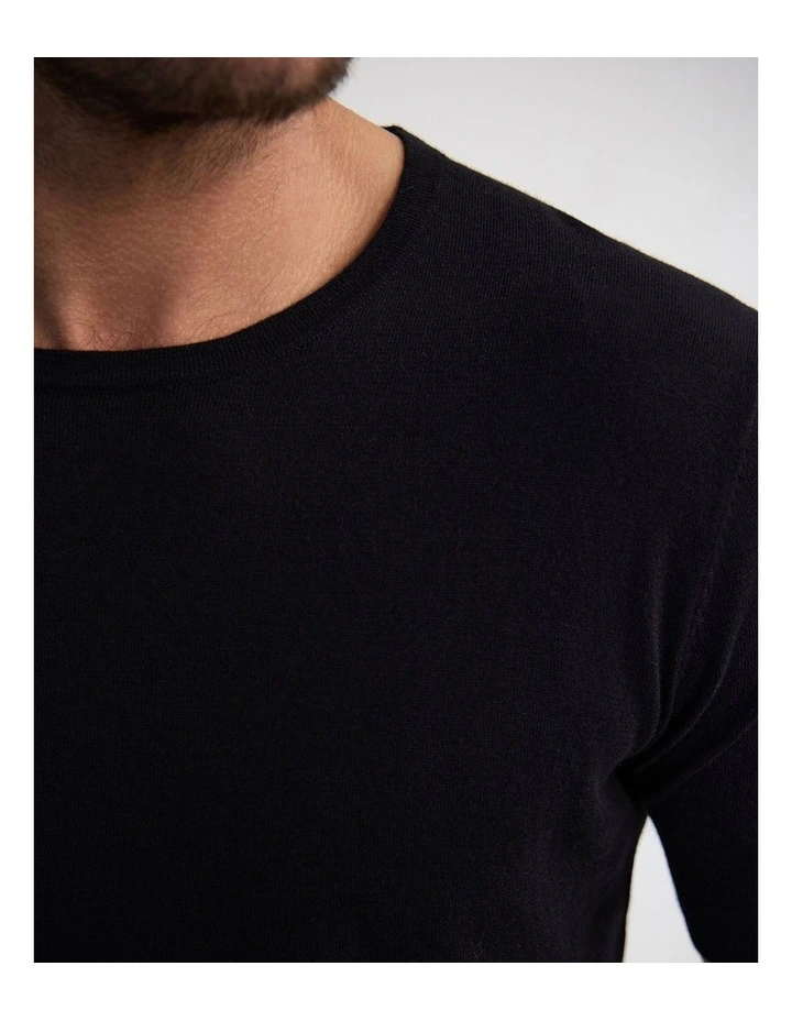 Theodore Crew Neck Knitted T-Shirt image 6