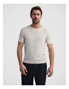 Theodore Crew Neck Knitted T-Shirt