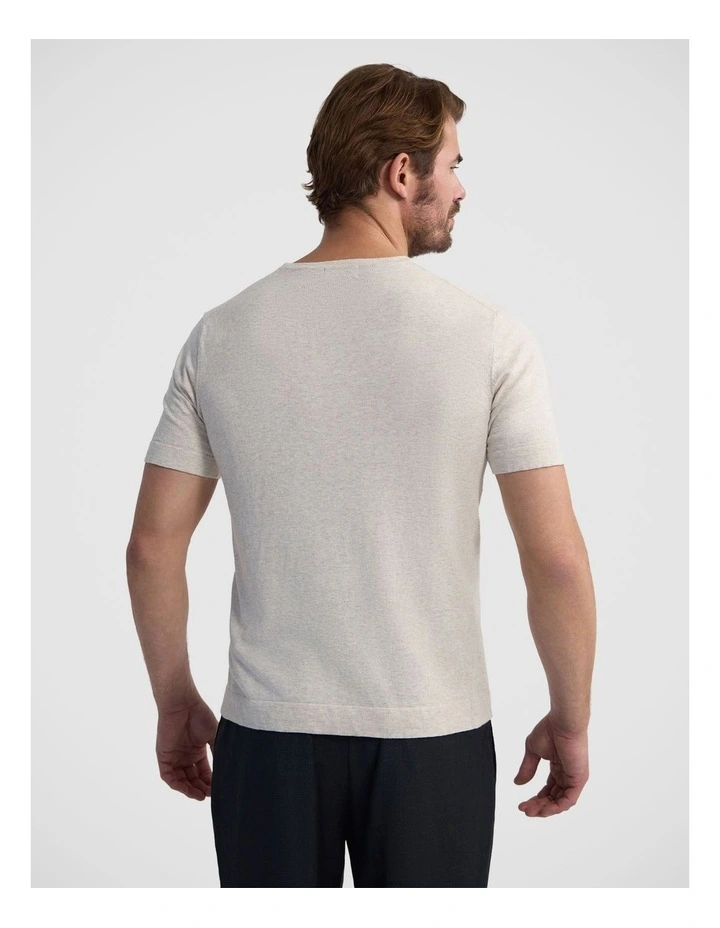 Theodore Crew Neck Knitted T-Shirt image 2