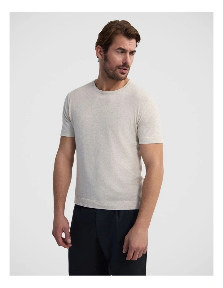 Theodore Crew Neck Knitted T-Shirt image 3