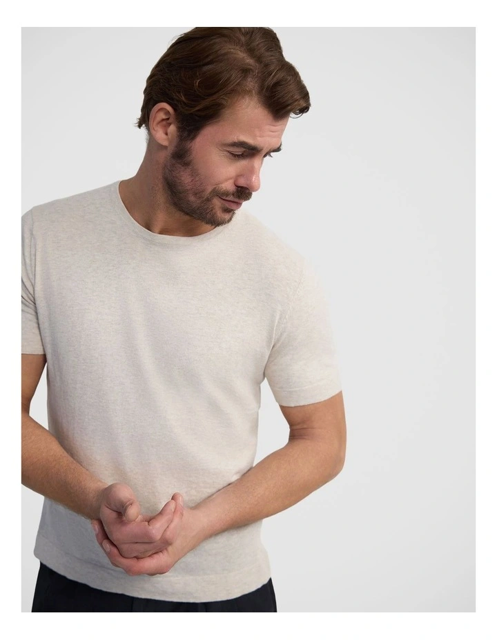 Theodore Crew Neck Knitted T-Shirt image 4