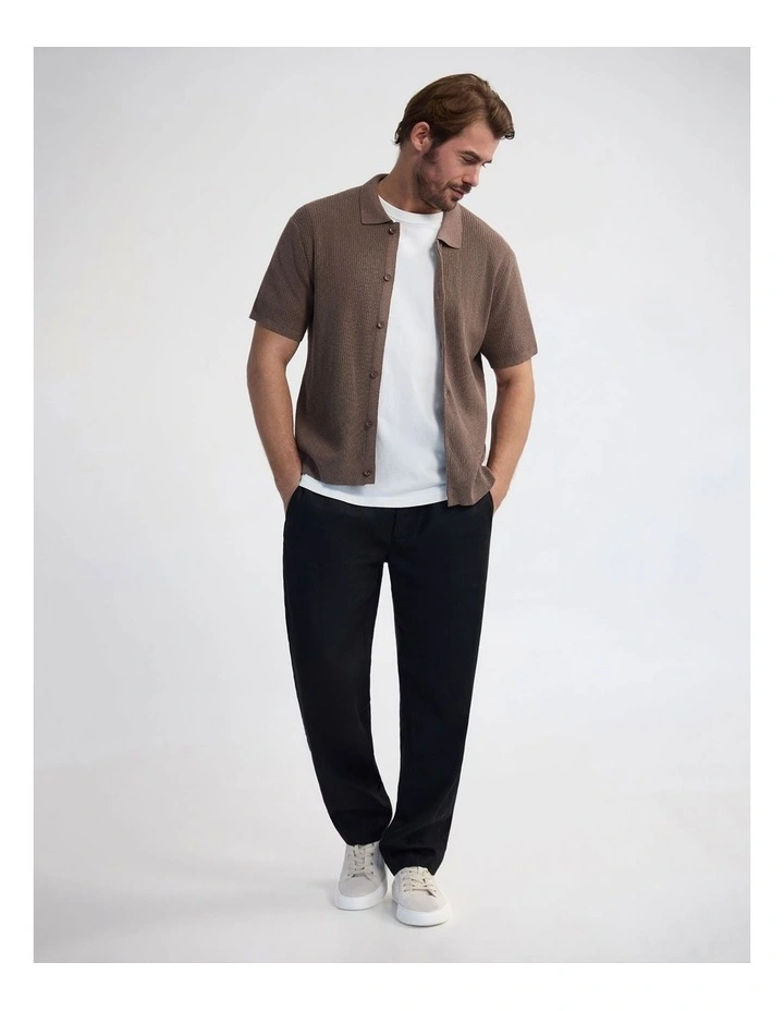 Atlas Button Front Knit in Mocha image 5