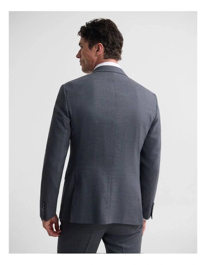 Byron Wool Suit Jacket in Charcoal image 3