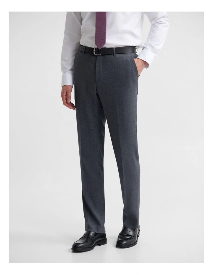 Byron Wool Suit Trousers in Charcoal image 2