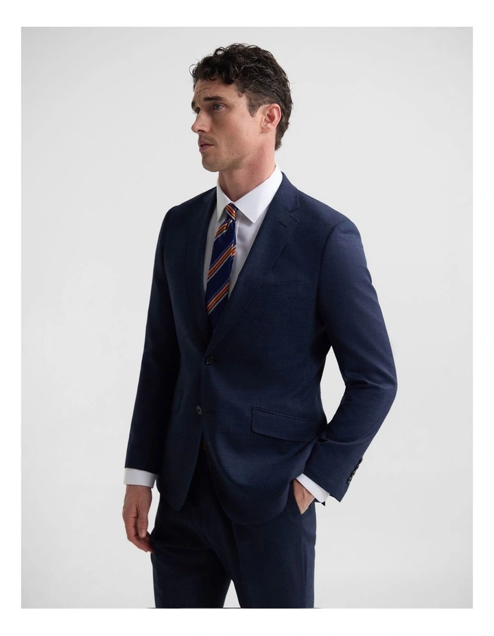 Hopkins Wool Suit Jacket in Navy image 2