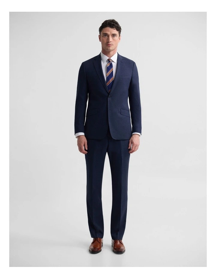 Hopkins Wool Suit Jacket in Navy image 4