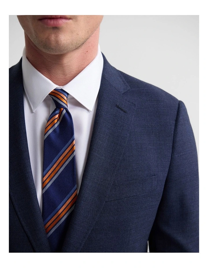 Hopkins Wool Suit Jacket in Navy image 6