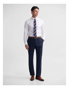 Hopkins Wool Suit Trousers in Navy
