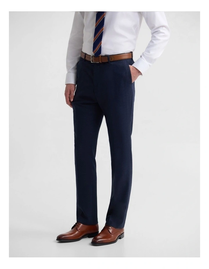 Hopkins Wool Suit Trousers in Navy image 2