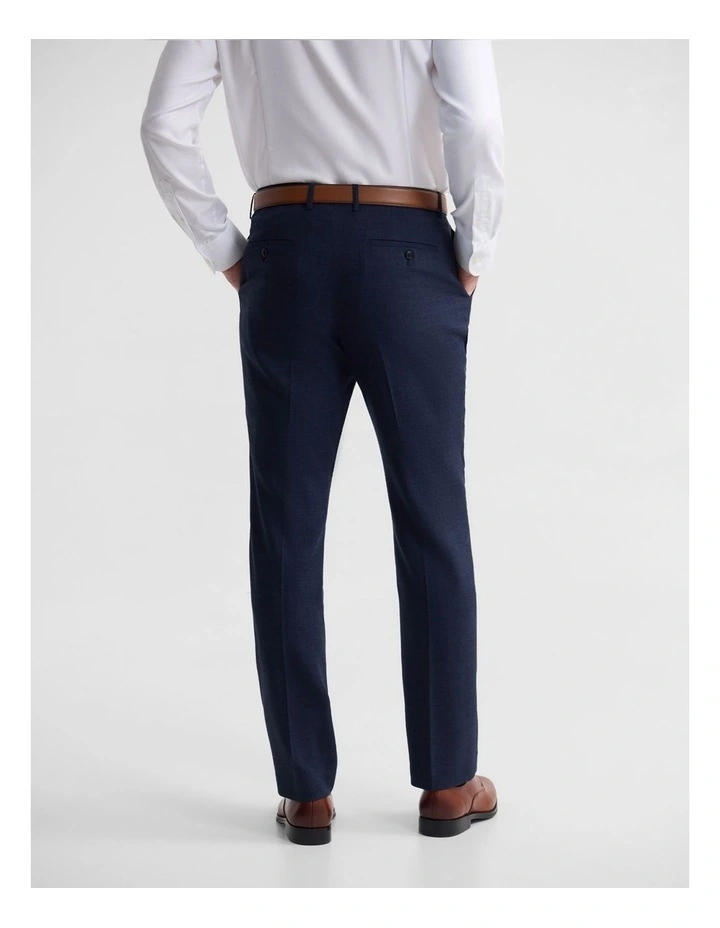 Hopkins Wool Suit Trousers in Navy image 3