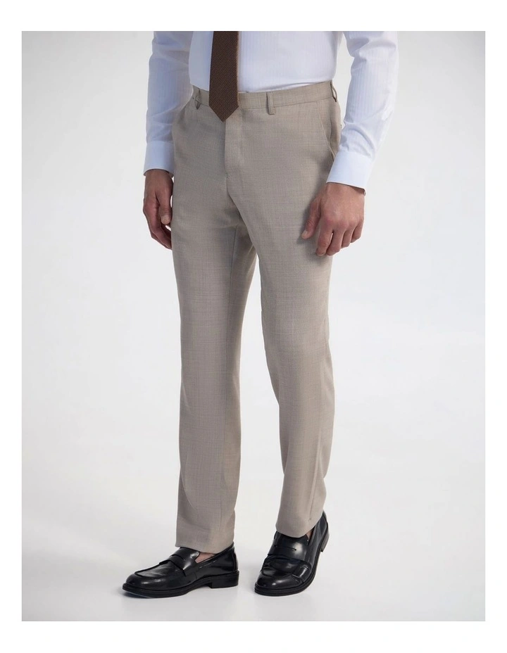 Byron Wool Suit Trousers in Sand image 3