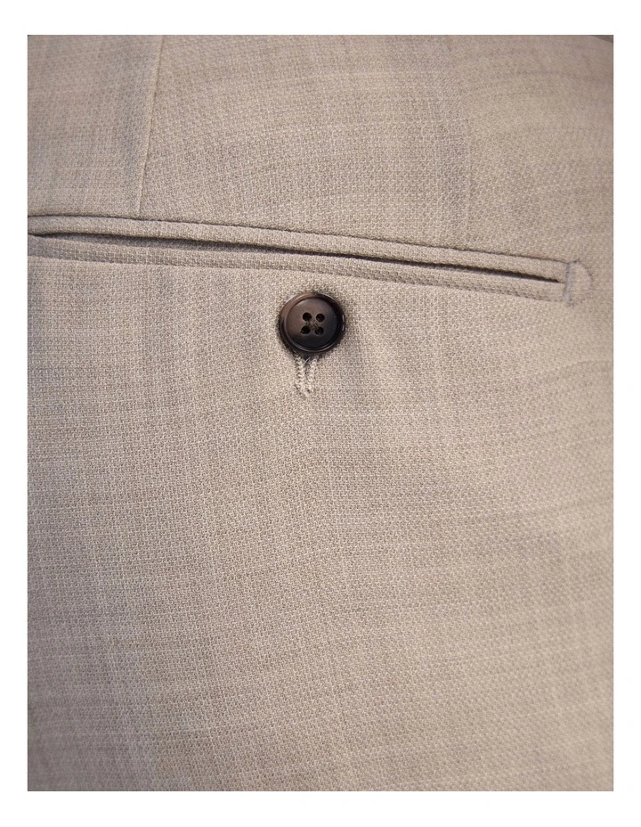 Byron Wool Suit Trousers in Sand image 6