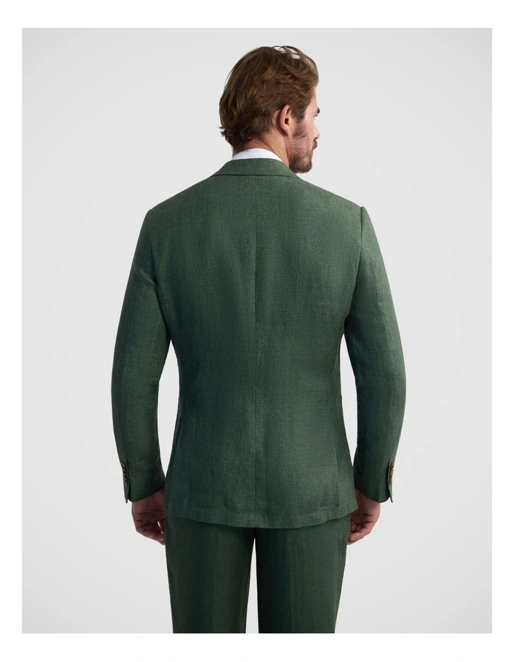 Wordsworth French Linen Blazer in Green image 3