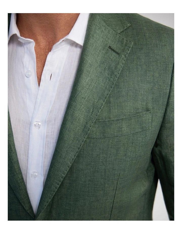 Wordsworth French Linen Blazer in Green image 6