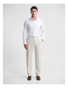 Byron Side Tab Blend Pant in Beige