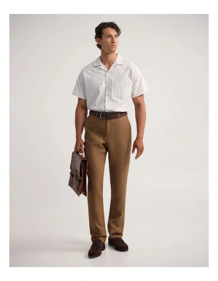 Byron Side Tab Pant in Mocha image 2