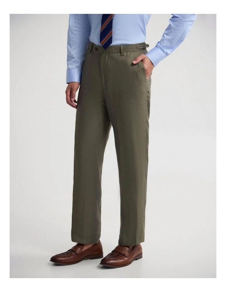 Byron Side Tab Pant in Green image 4