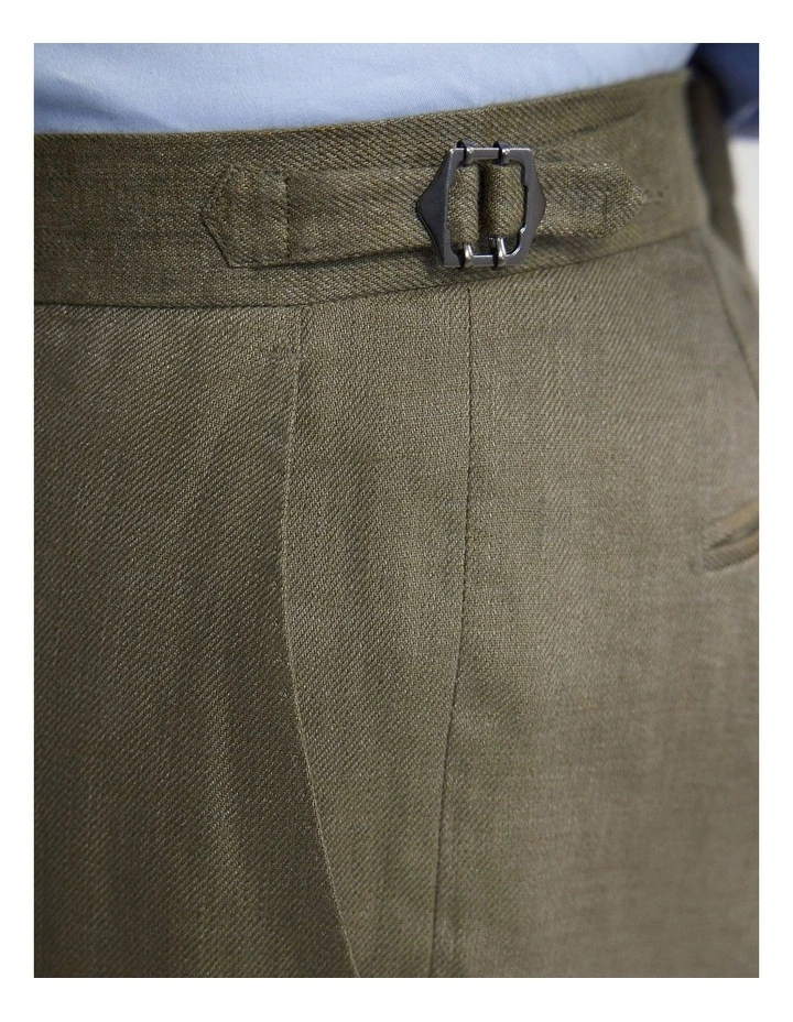 Byron Side Tab Pant in Green image 6
