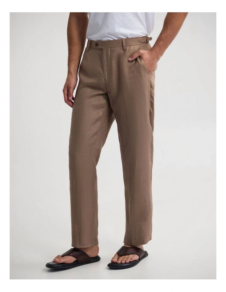Byron Side Tab Pant in Bark image 4