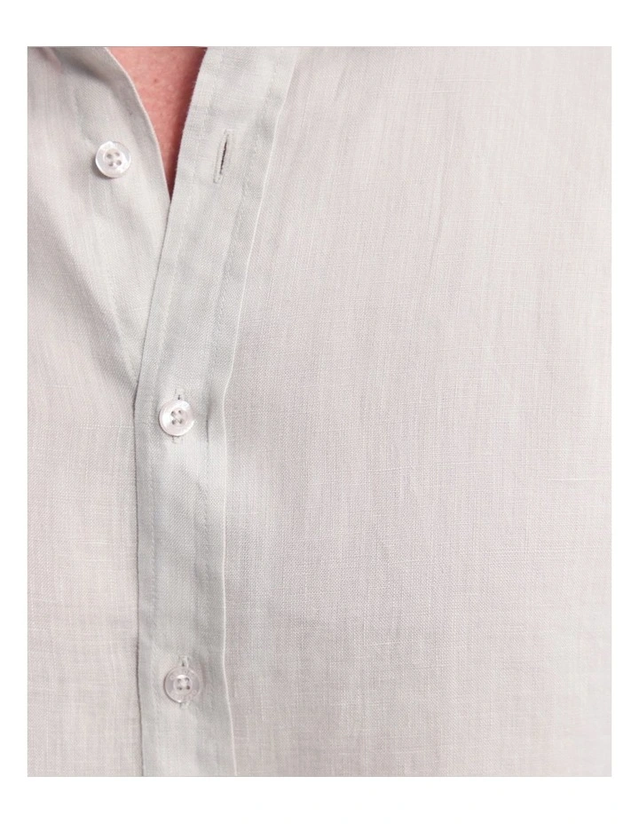 Cooper Ls French Linen Shirt in Stone image 6