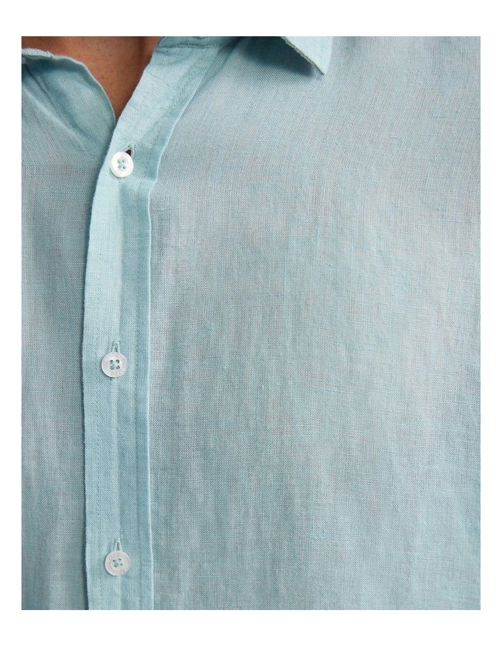 Cooper Ls Delave Linen Shirt in Mint image 6