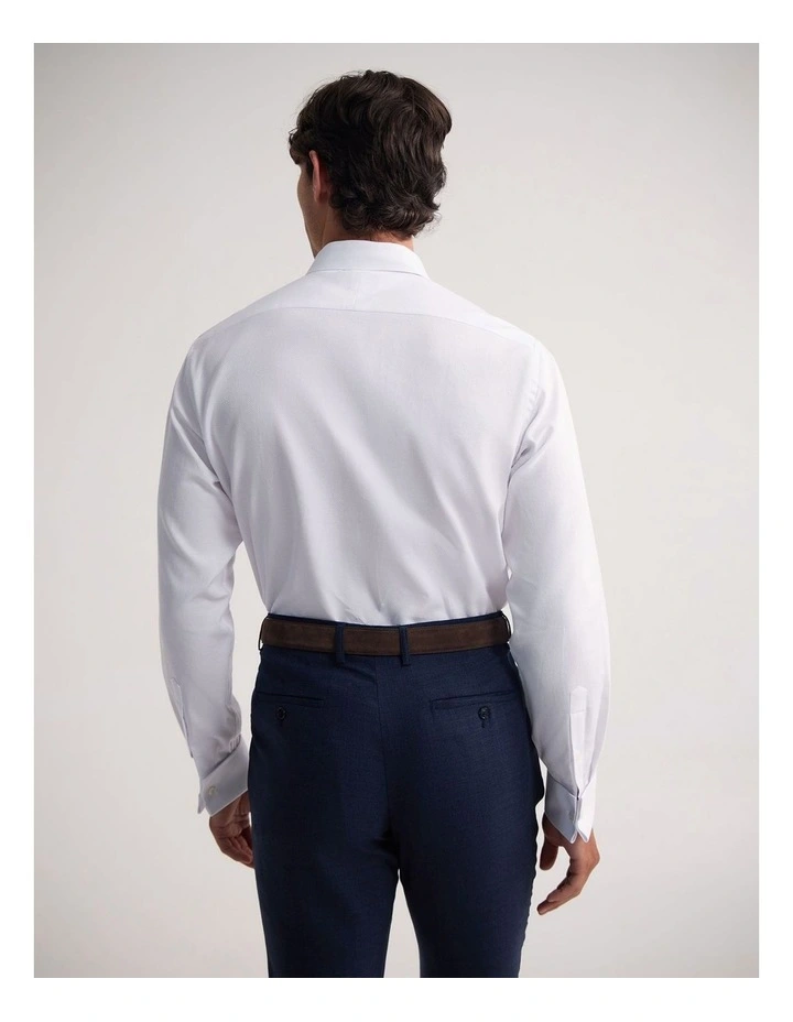 Islington French Cuff Classic Shirt in White image 4