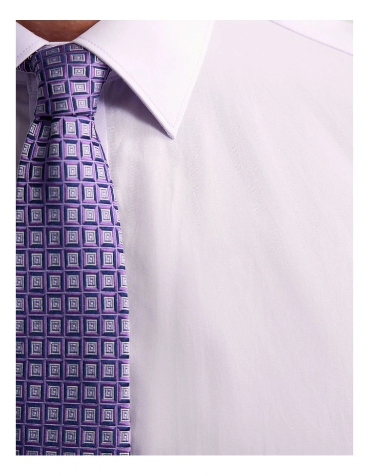 Regent Classic Fit Cotton Shirt in Lilac image 6