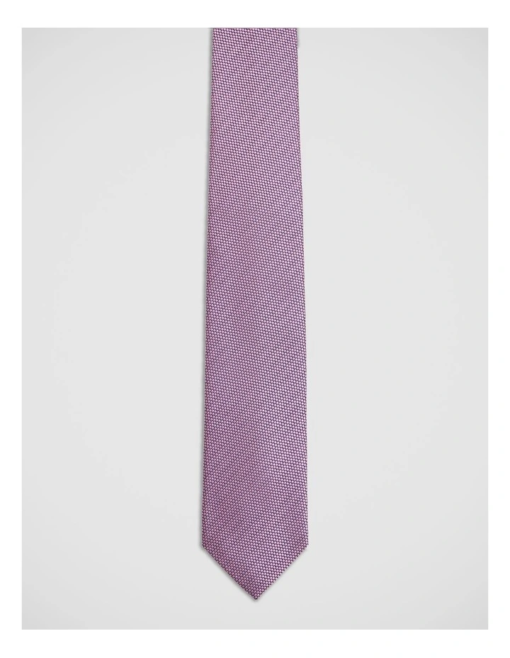 Owen Silk 7Cm Tie in Pink image 1