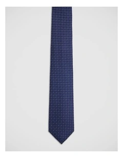 Kobi Silk 7Cm Tie in Navy