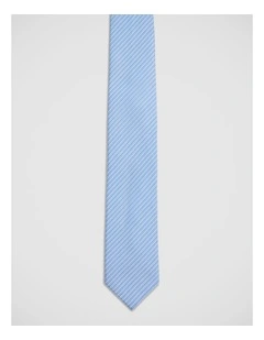 Fredric Refined Block Silk 7Cm Tie in Blue