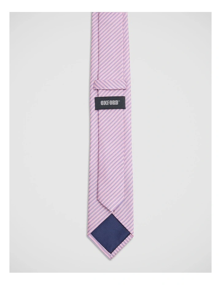 Fredric Refined Block Silk 7Cm Tie in Pink image 3
