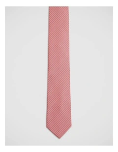 Fredric Refined Block Silk 7Cm Tie in Coral
