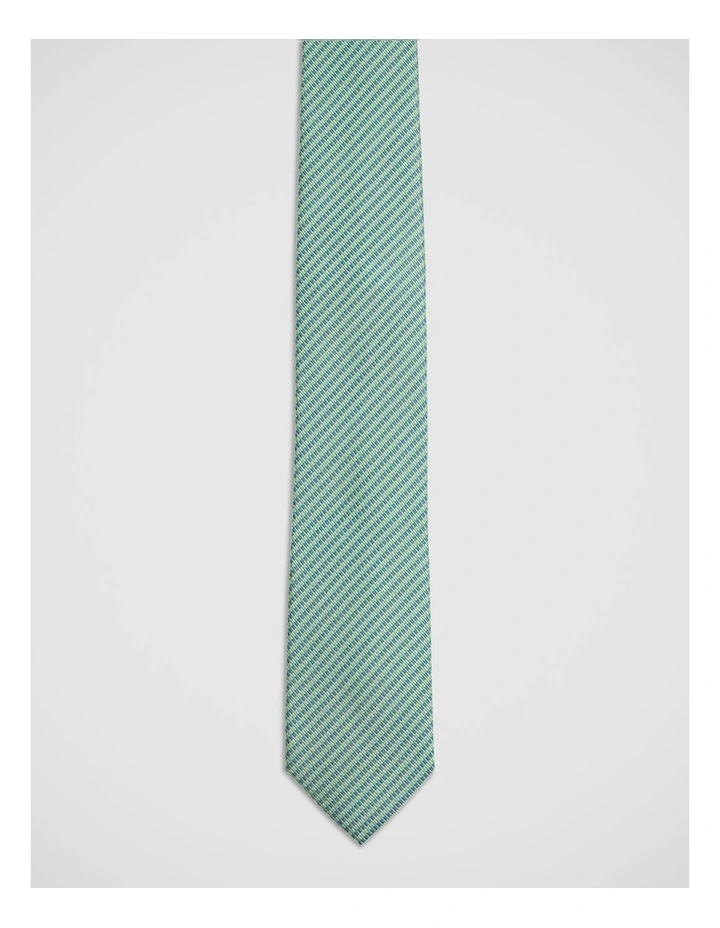 Fredric Refined Block Silk 7Cm Tie in Apple image 1