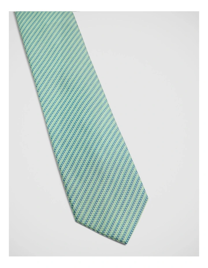 Fredric Refined Block Silk 7Cm Tie in Apple image 2