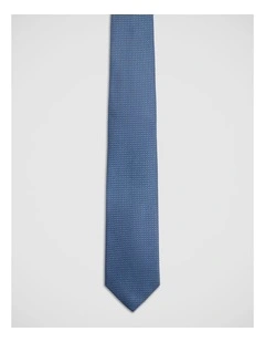 Kendall Terrace Silk 7Cm Tie in Navy/Blue