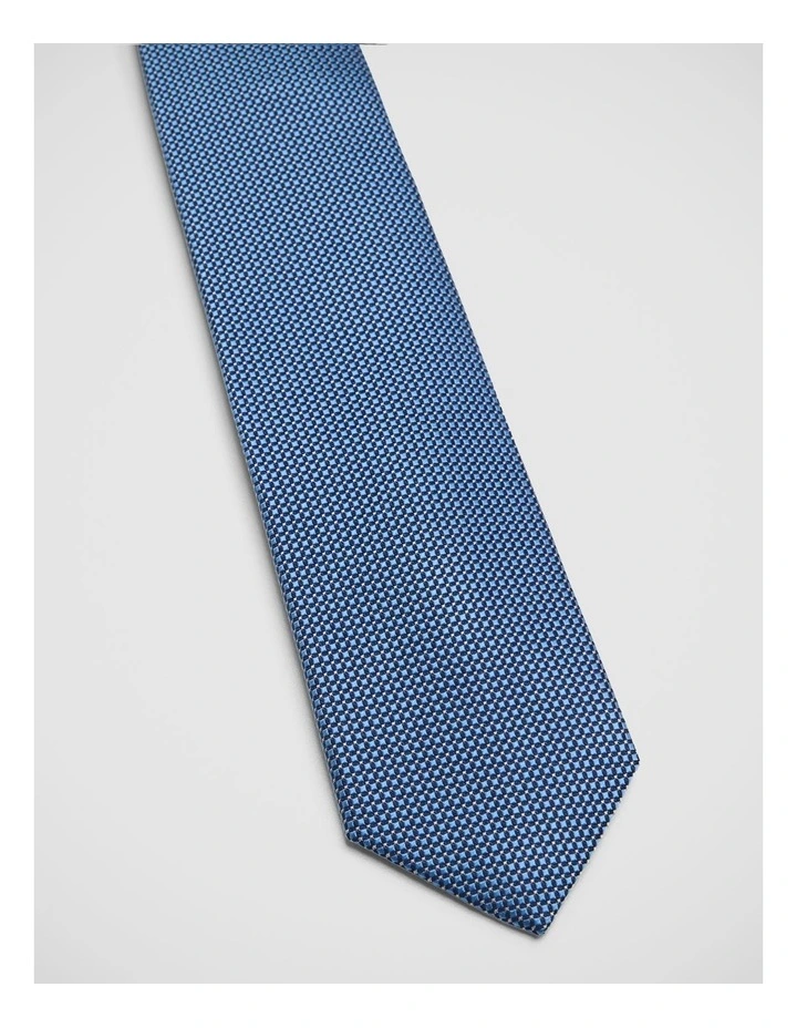 Kendall Terrace Silk 7Cm Tie in Navy/Blue image 2