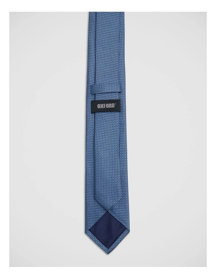 Kendall Terrace Silk 7Cm Tie in Navy/Blue image 3