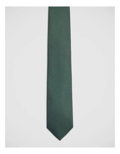 Kendall Terrace Silk 7Cm Tie in Navy/Green