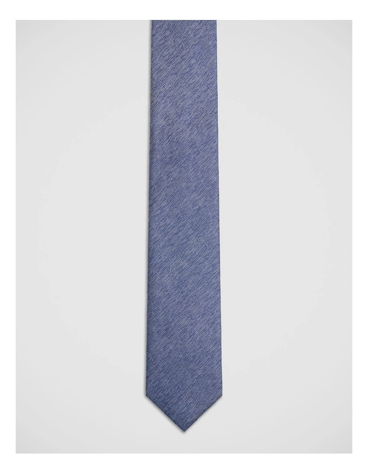 Sebastian Silk 7Cm Tie in Navy image 1