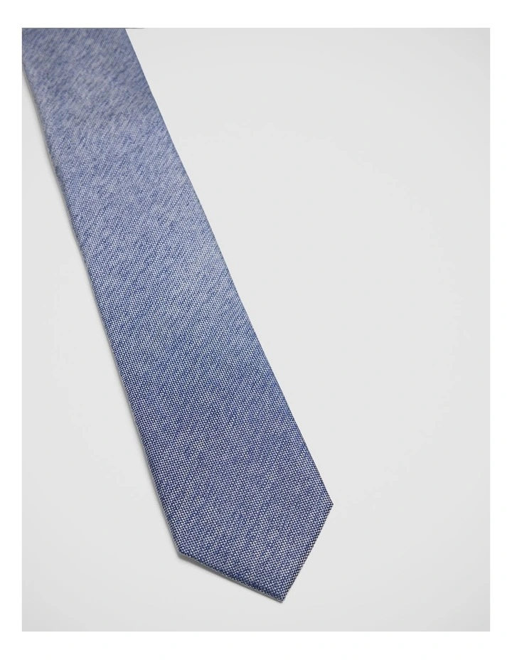 Sebastian Silk 7Cm Tie in Navy image 2